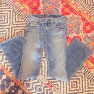 Y2K low-rise 7 For All Mankind Jeans